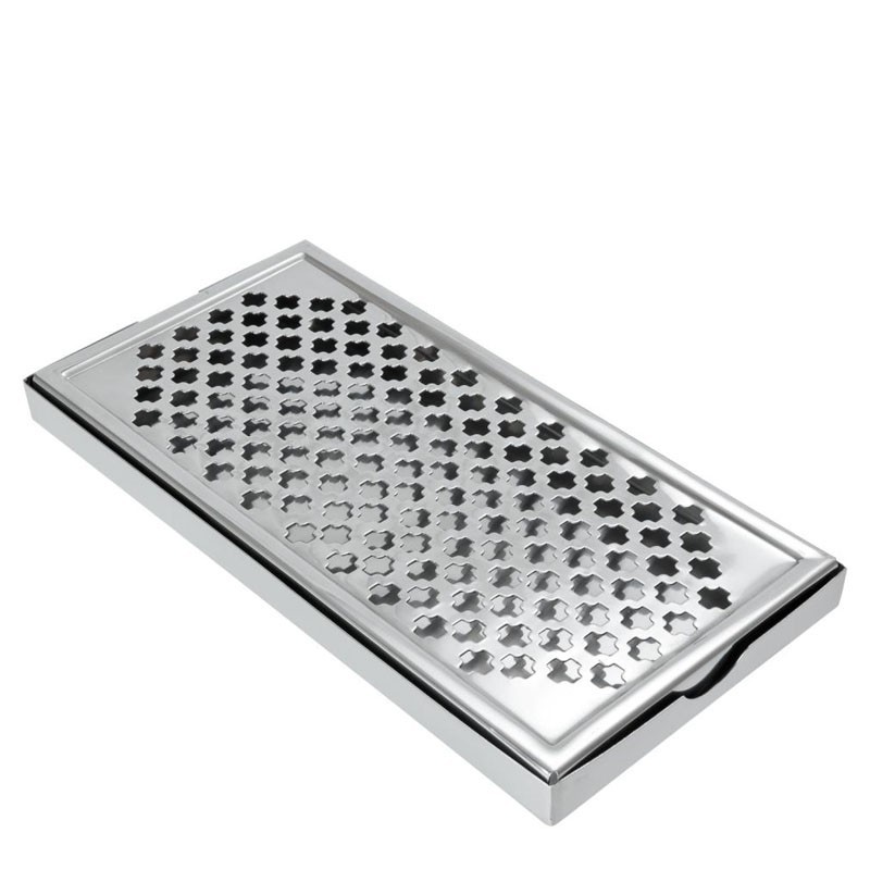 Tava INOX cu Grilaj de Scurgere, 30 *15 cm