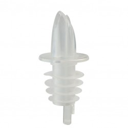 Economy Freeflow Plastic Pourer - TRANSLUCENT