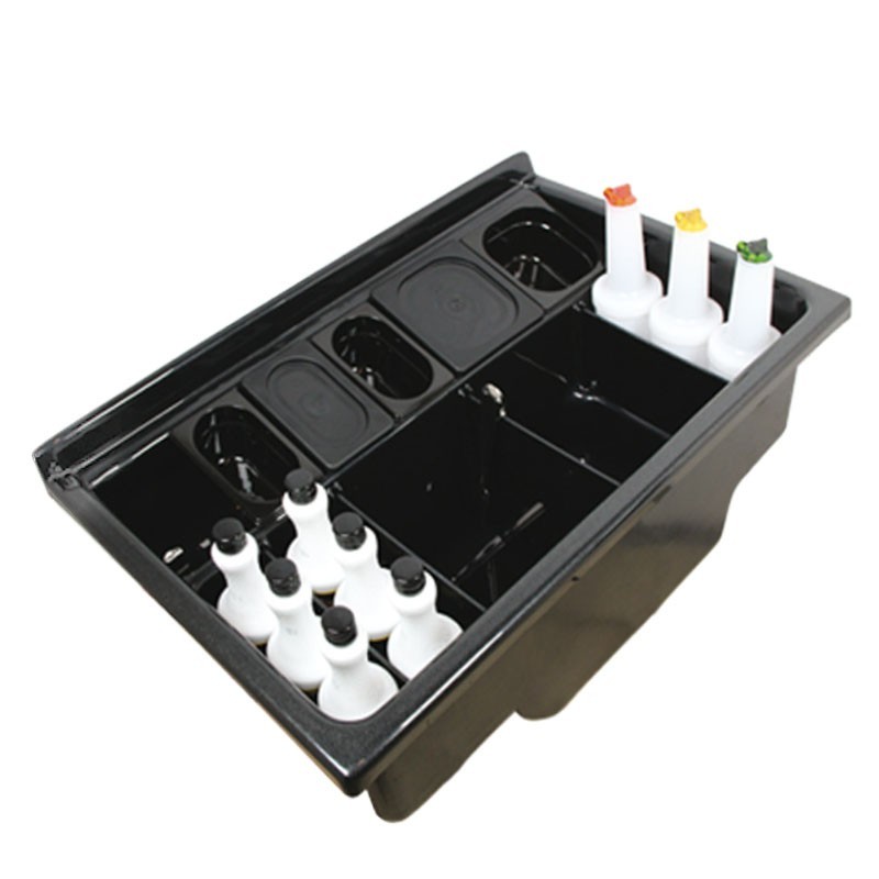 INSULATED Bar Station [THE BARS] Food Contact ABS / POLYCARBONATE Black