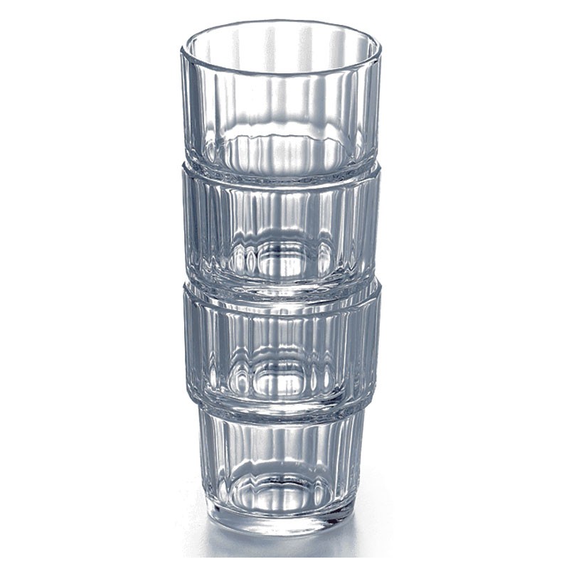 NORVEGE Water / Rocks stackable glass [ARCOROC] 250ml