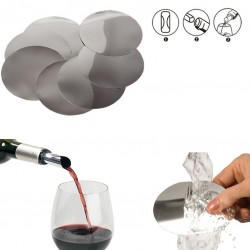 DROP STOP Foil for WINE Bottle (6pcs Set!) Flexible Spout