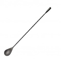 Cucchiaio da Bar TEARDROP 30cm NERO Premium [UrbanBAR] Bar Spoon